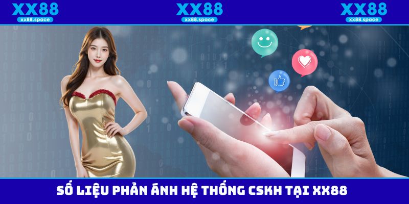 Số liệu phản ánh chất lượng hệ thống CSKH tại XX88